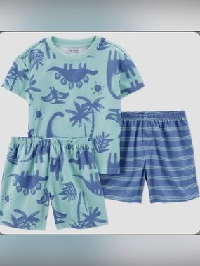 Carters 3 piece Dinosaur pajama set